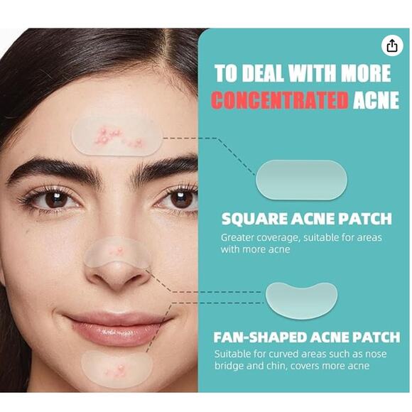 Pimple Patches, 3 Sizes Hydrocolloid Acne Patches, 156 ct. - Picture 6 of 7
